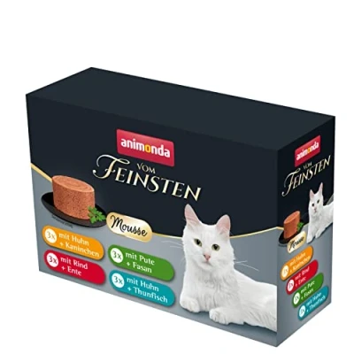 Afbeelding van 12 x 85 g Moussevariatie (4 soorten) Adult animonda Vom Feinsten Kattenvoer