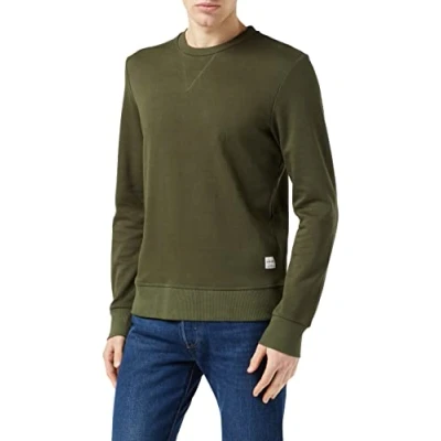 Afbeelding van JACK&amp;JONES Jjebasic Sweater, ronde hals, sportieve kleding, heren, Bruin