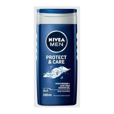 Afbeelding van Nivea Men Protect &amp; Care Shower Gel Aloe Vera 6 x 250 ml