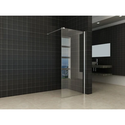 Afbeelding van Wiesbaden inloopdouche + muurprofiel 800x2000 10mm NANO glas