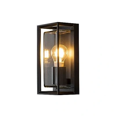 Afbeelding van Konstsmide Brindisi schwarz 7885 750 Buitenlamp (wand) E27 Zwart