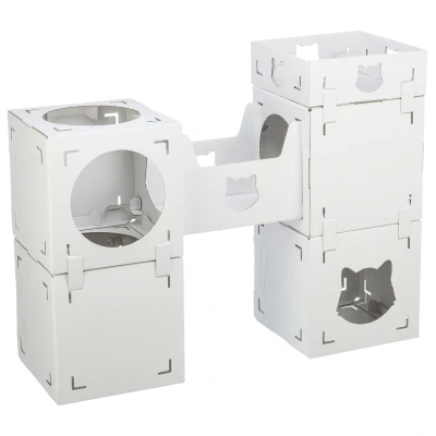 Afbeelding van Trixie Kattenmeubel Casa Cara Kattenspeelgoed 93x72x30.5 cm Wit