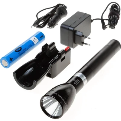 Afbeelding van MagLite Magcharger LED Oplaadbare Staafzaklamp Inclusief wandhouder en oplader