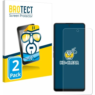 Afbeelding van BROTECT Schermbeschermer Clear (2 Stuk, OnePlus Noord CE 3 Lite), Smartphone beschermfolie, Transparant