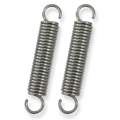 Afbeelding van GUNGY Trekveren 80 mm trekveer dubbele roestvrijstalen haak, draaddiameter 2,2 mm, buitendiameter, 15 schot, 11,8 kg, 2 stuks