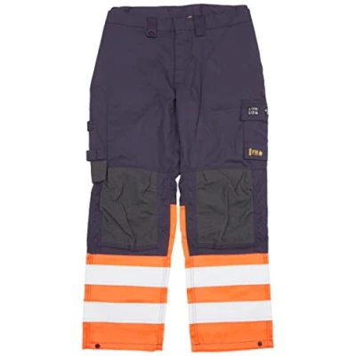 Afbeelding van Blaklader Multinorm inherent werkbroek 1488 1513 Marineblauw/Oranje D116