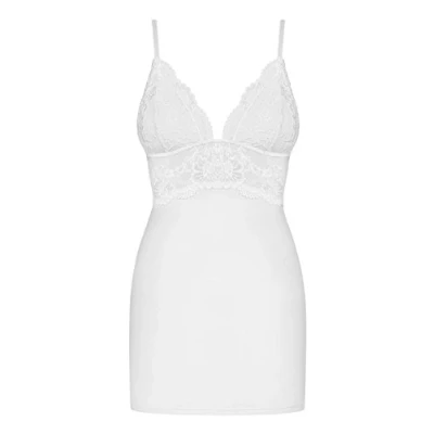 Afbeelding van Obsessive Jurkje &amp; String Erotische Jurk Maat S/M Wit