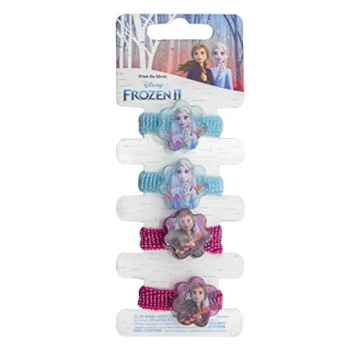 Afbeelding van Disney Frozen 19383 2 4 gevlochten houders, meerkleurig, stuks