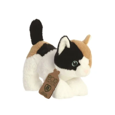 Afbeelding van Eco Nation Pluchen Knuffel Lapjeskat 22 cm