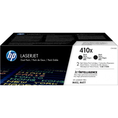 Afbeelding van HP Tonercartridge CF410XD 410X zwart 2x HC