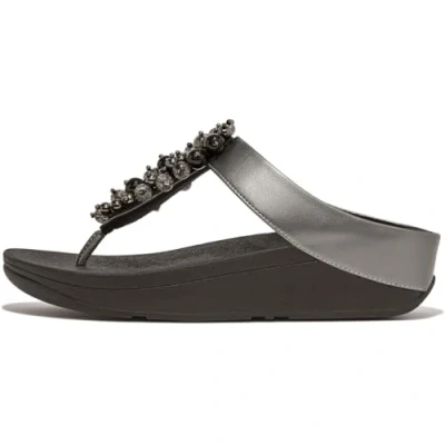 Afbeelding van Fitflop Teensandalen, Dames, Maat: 39, Zwart Pu