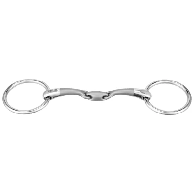Image de Sprenger Mors de Filet Satinox 12mm RVS Double Brisure 12,5