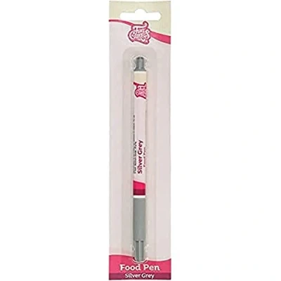 Afbeelding van FunCakes Eetbare Stift Zilver Inkt voor Taartdecoratie