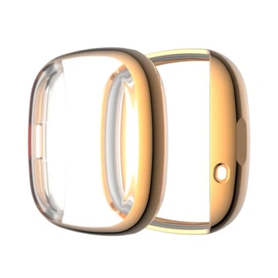 Afbeelding van Fitbit Versa 3 / Sense Soft TPU case (volledig beschermd) Rosé Goud
