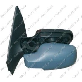 Afbeelding van Buitenspiegel Prasco RN4207324P Premium Links Met grondlaag Electrisch Te verwarmen, Bol vormig RENAULT: MEGANE 2, 2 Stufenheck, Kombi