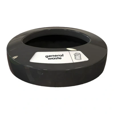 Afbeelding van EcoAce Deksel general waste zwart