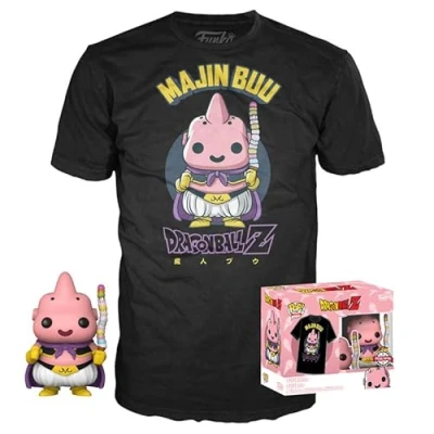 Afbeelding van Funko Pop! &amp; Tee Box: Dragon Ball Z Majin Buu #973 Exclusive (Size L)
