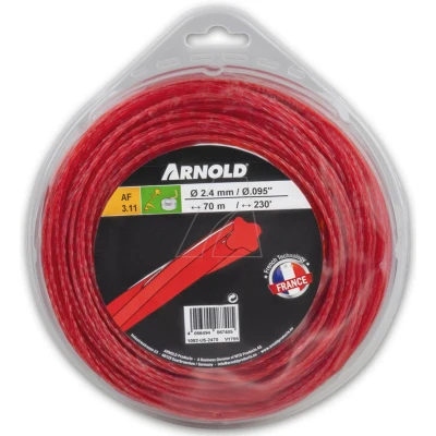 Afbeelding van Arnold Trimmerdraad, 2.4 mm x 70.1 m rood, rond, gedraaid