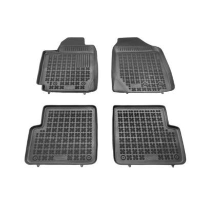 Afbeelding van REZAW PLAST 201419 Vloermatset Rubber voor en achter 4 Zwart Op maat gemaakt TOYOTA: Corolla IX Hatchback