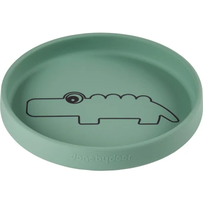 Afbeelding van Done By Deer Bord Silicone Croco Green