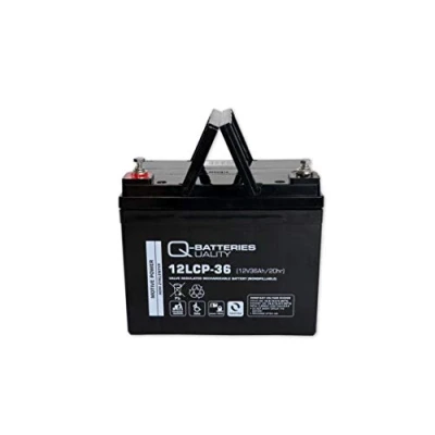Afbeelding van Qbatteries 12LCP 36 AGM Deep Cycle Battery. technologie. 12 A.