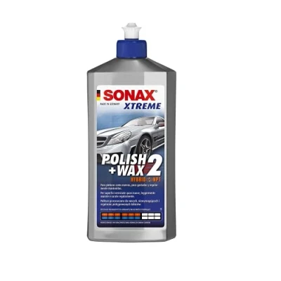 Afbeelding van SONAX XTREME Polish + Wax 2 Hybrid NPT (500 ml) polijsten en was voor mat, versleten ononderhouden lak N. 02072000 820