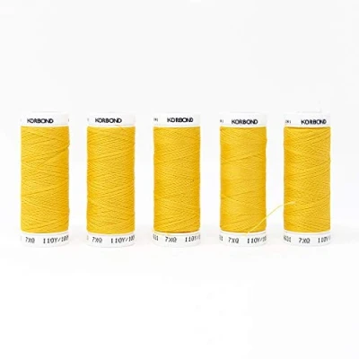 Afbeelding van Korbond Polyester garen, mosterdgeel, 500 m
