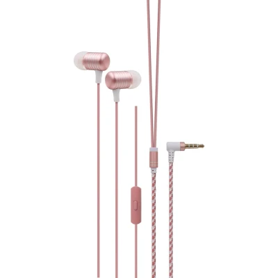 Afbeelding van Bioxar L100 Roos stéreo in ear oortelefoon voor mobiele telefoons