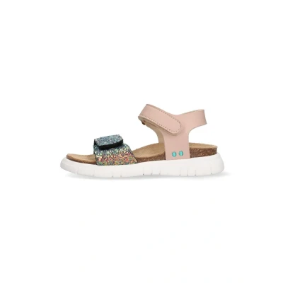 Afbeelding van BunniesJR Bregje Beach Meisjes Platte Sandalen Multicolor Imitatieleer Klittenband
