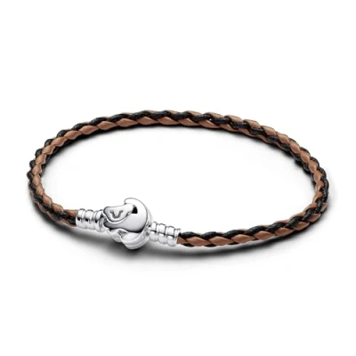 Afbeelding van Pandora Damesarmband 925 sterling zilver 593361C01, Leer