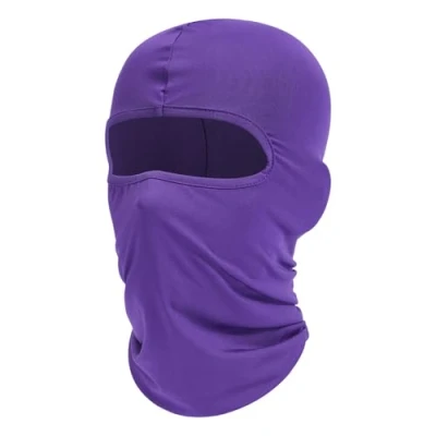 Afbeelding van Fuinloth bivakmuts skimasker UV bescherming motorfiets sjaal zomer nek doek mannen vrouwen, Paars.