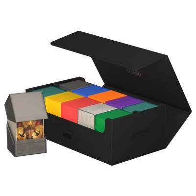 Afbeelding van Ultimate Guard ArkHive 800+ XenoSkin Monocolor Black