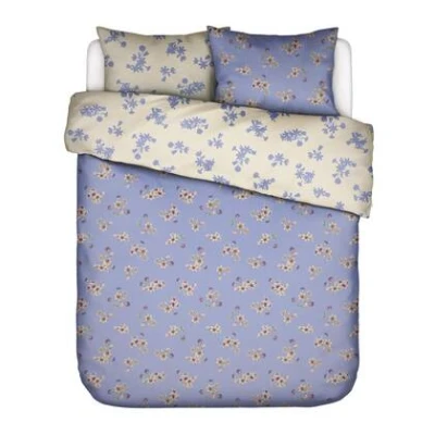 Afbeelding van ESSENZA Fiora Dekbedovertrek Lavender blue Lits Jumeaux XL 260x200/220 cm
