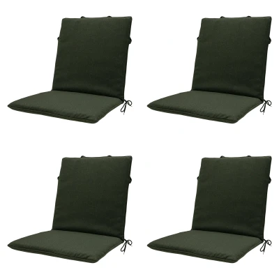 Afbeelding van Madison Stapelstoel kussen Green eco + nature outdoor finishing 4 stuks