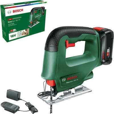 Afbeelding van Bosch Home and Garden EasySaw 18V 70 0603012002 Accu decoupeerzaag Incl. accu, lader 18 V 2.0 Ah