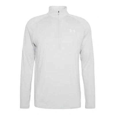 Afbeelding van Under Armour TECH ZIP Longsleeve, Heren, Maat: Small, Halo gray/white