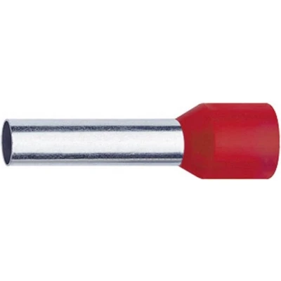 Afbeelding van Klauke 1718 Adereindhulzen 1 mm² Deels geïsoleerd Rood 1000 stuk(s)