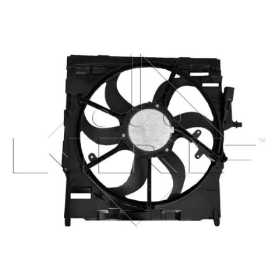 Afbeelding van NRF 47842 Radiator Ventilator 517 12 400 Met ventilatorraamwerk, Borstellose motor