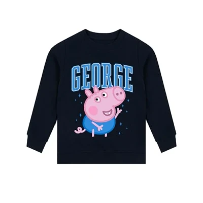 Afbeelding van Peppa Pig Meisjestrui Katoenen sweatshirt voor meisjes Warme trui meisjes, George