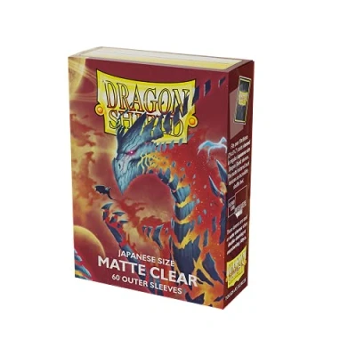 Afbeelding van TCG SLEEVES Matte Outer Dragon Shield Clear (Japanese Size)