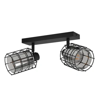 Afbeelding van EGLO Consaca opbouwspot Zwart E27 40W