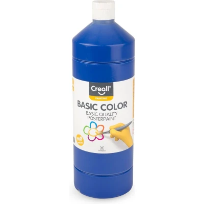 Afbeelding van Plakkaatverf Creall basic donkerblauw 1000ml