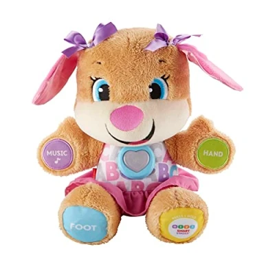 Afbeelding van Fisher Price Laugh &amp; Learn Smart Stages Sis, interactief speelgoed voor baby&#039;s van 6 tot 36 maanden, educatief meisjes en jongens 1 jaar met muziek verlichting, cadeaus de