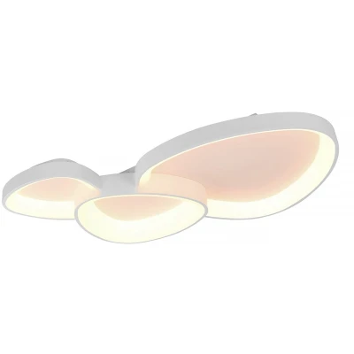 Afbeelding van Freelight Plafondlamp Organico L 90 cm wit