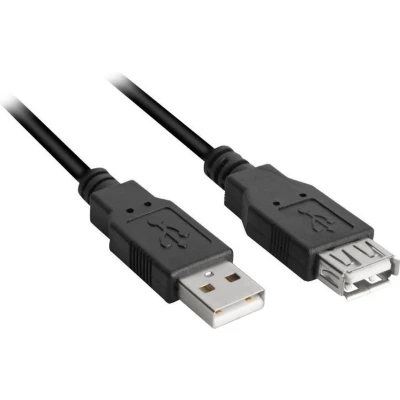 Afbeelding van Sharkoon USB A 2.0 Verlengkabel 1.0 Meter