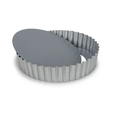 Afbeelding van Patisse Quichevorm Losse Bodem Hoge Rand Silver Top Ø20cm
