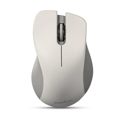 Afbeelding van Perixx PERIMICE 621 Silent Click draadloze muis met ergonomisch design, compatibel desktop en laptop, beige