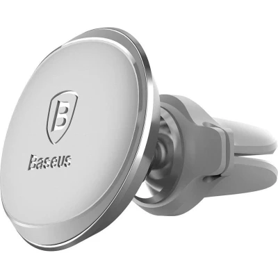 Afbeelding van Baseus Magnetische Ventilatierooster Auto Telefoon Houder Zilver