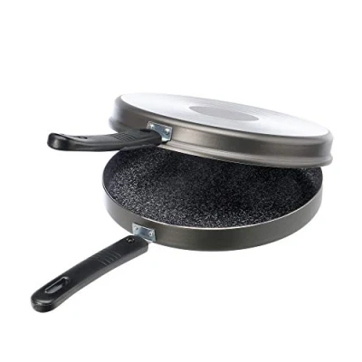 Afbeelding van Alluflon Tradition Italië minioven onder, aluminium, zwart, 26 cm