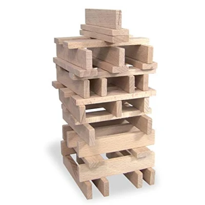 Afbeelding van Vilac Batibloc Classic 100 planken van massief hout, 2135, onderdelen